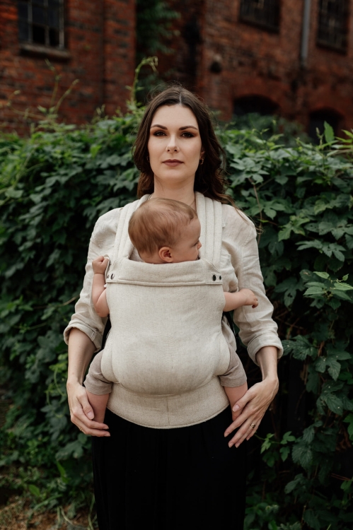 Qusy standard 2.0 sand stories oat no cotton - nosidło klamrowe regulowane