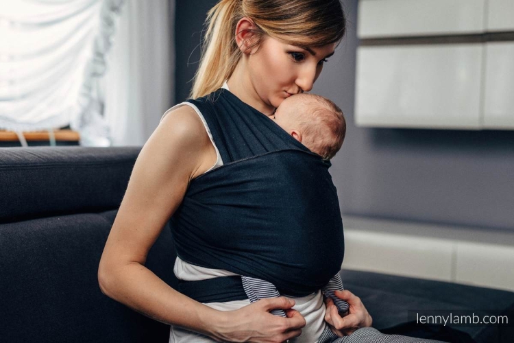 LennyLamb czarny (5m) - chusta elastyczna