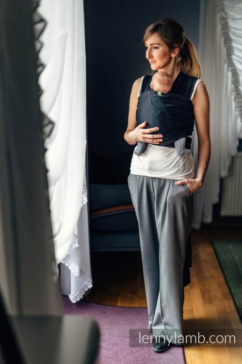 LennyLamb czarny (5m) - chusta elastyczna