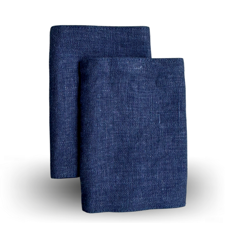 Qusy linen navy - pady ochronne do nosidła