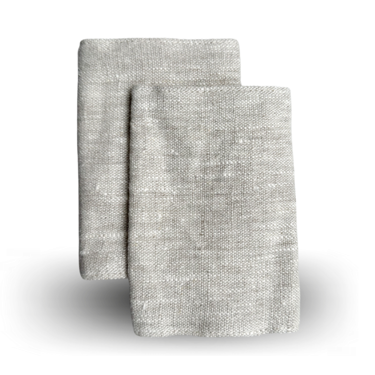 Qusy linen beige - pady ochronne do nosidła