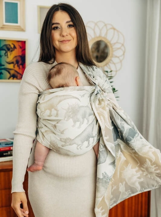 LennyLamb park jurajski ice desert - chusta kółkowa