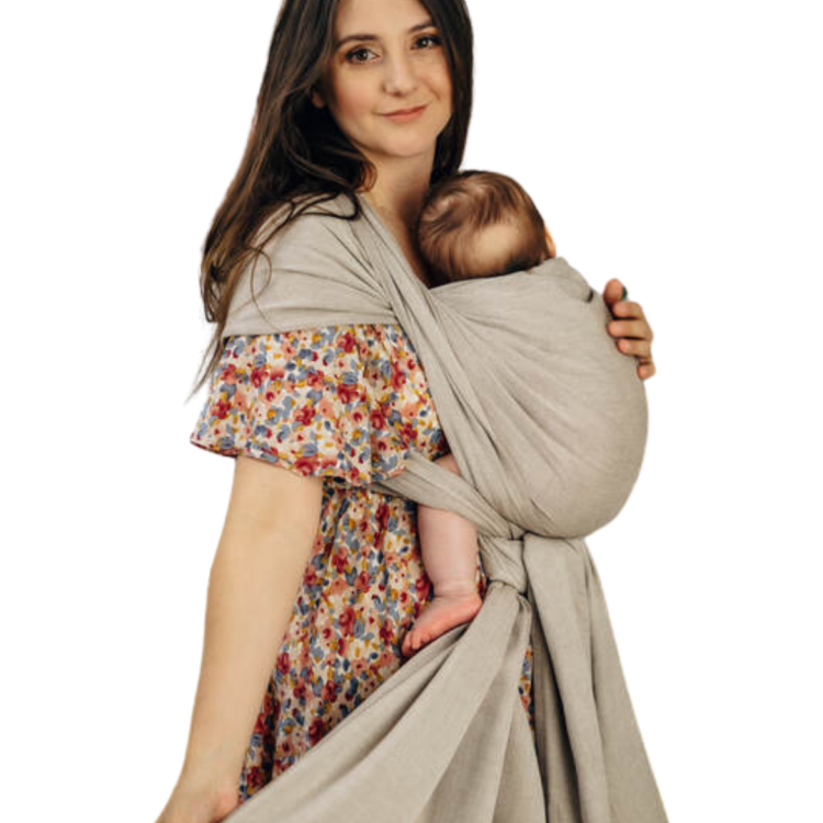 LennyLamb peanut butter - chusta długa tkana