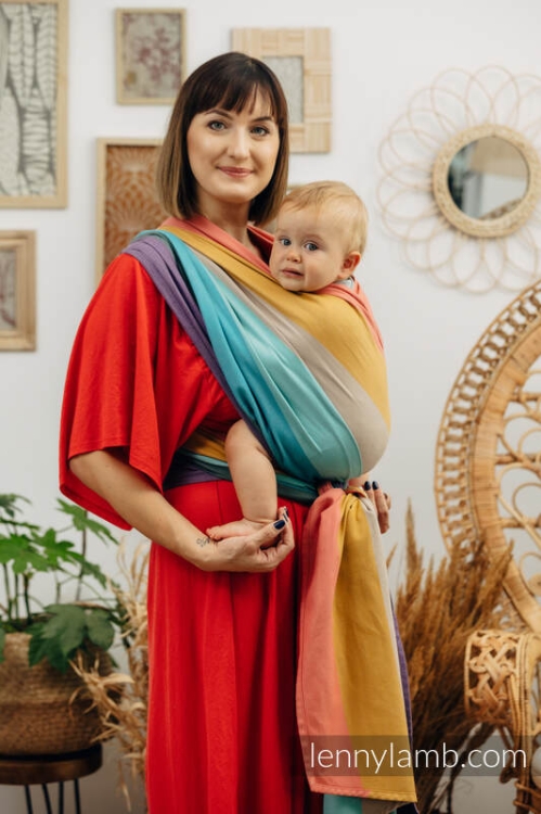 LennyLamb pastels - chusta długa tkana