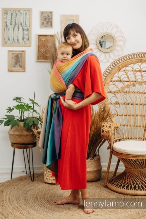 LennyLamb pastels - chusta długa tkana