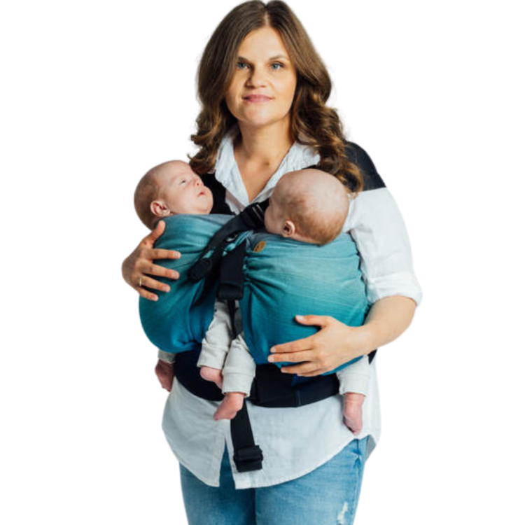 LennyLamb lennytwin airglow - nosidło biodrowe dla dwójki dzieci