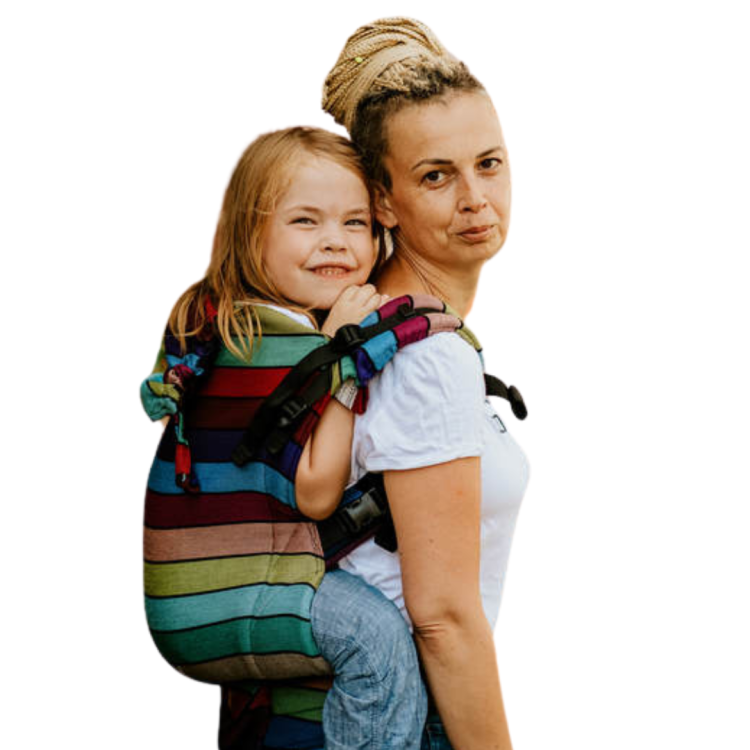 LennyLamb lennypreschool karuzela barw - nosidło klamrowe regulowane