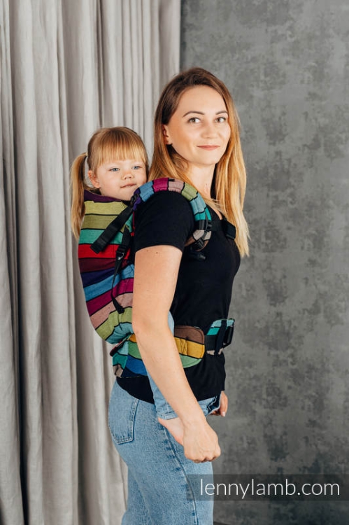 LennyLamb lennypreschool karuzela barw - nosidło klamrowe regulowane