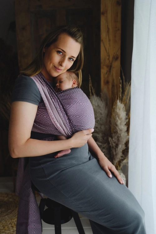 Little Frog roselily cube - chusta długa tkana