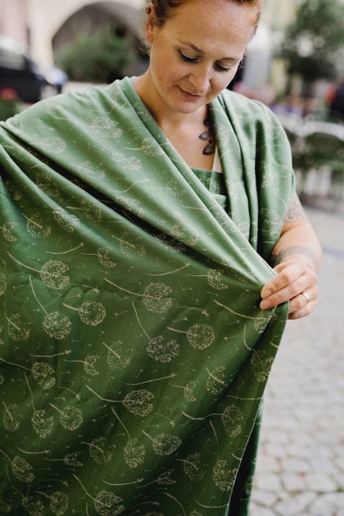 Little Frog linen lightness - chusta długa tkana