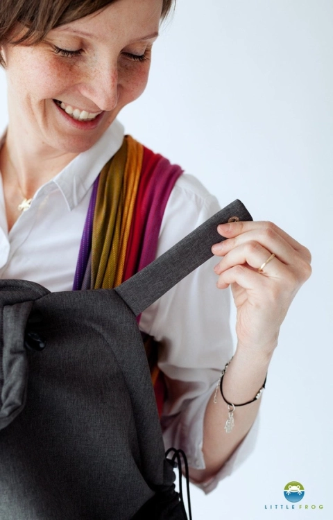 Little frog osłonka navy - otulacz do chusty i nosidła