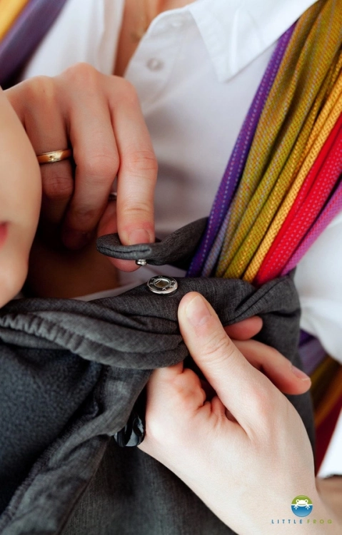 Little frog osłonka slate - otulacz do chusty i nosidła