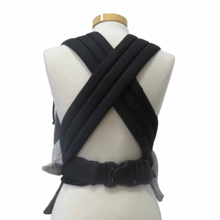 Storchenwiege BabyCarrier Leo black&white - nosidło hybrydowe regulowane
