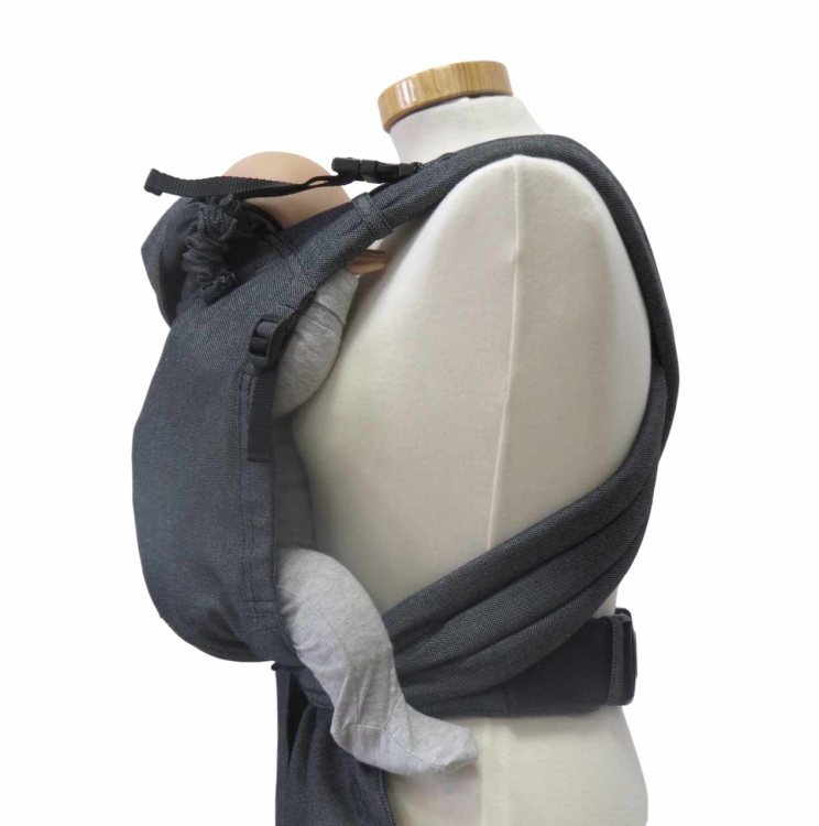 Storchenwiege BabyCarrier graphite - nosidło hybrydowe regulowane