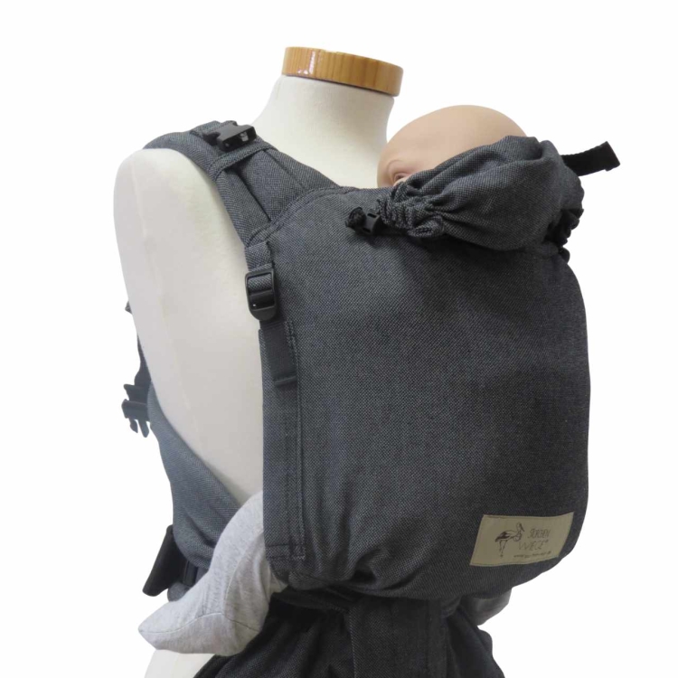 Storchenwiege BabyCarrier graphite - nosidło hybrydowe regulowane
