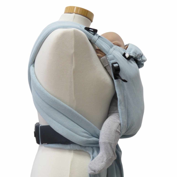 Storchenwiege BabyCarrier aqua - nosidło hybrydowe regulowane