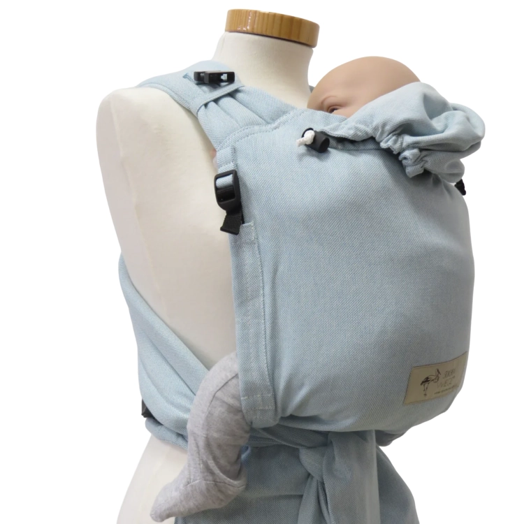 Storchenwiege BabyCarrier aqua - nosidło hybrydowe regulowane