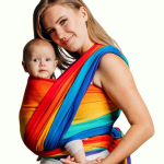 LennyLamb tęczowe dziecko - chusta długa tkana