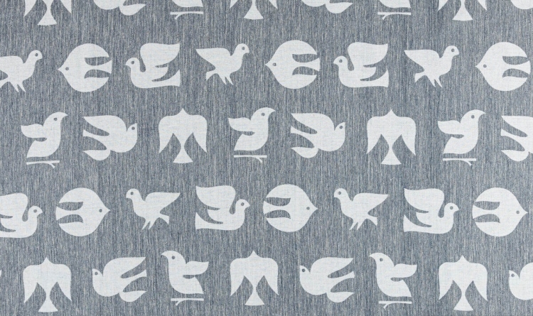 LennyLamb birdy white noise - chusta długa tkana