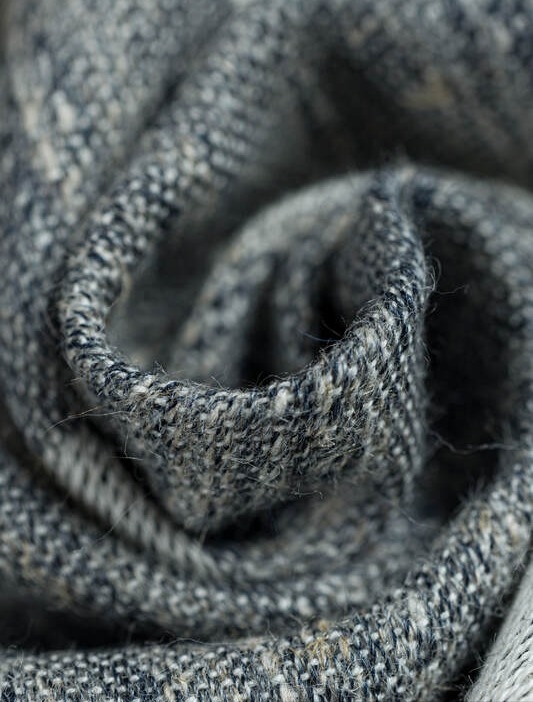 LennyLamb birdy white noise - chusta długa tkana