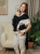 LennyLamb lennyhybrid mała jodełka czarny heban - nosidło hybrydowe regulowane