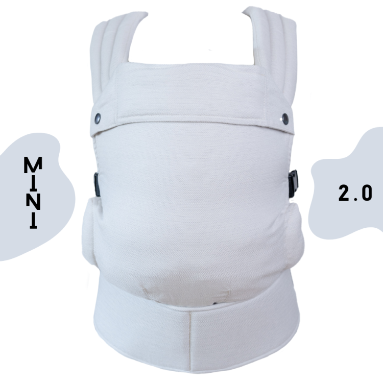 Qusy mini 2.0 pearl - nosidło klamrowe regulowane