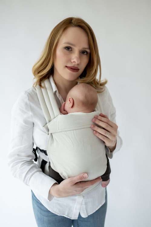 Qusy mini 2.0 pearl - nosidło klamrowe regulowane
