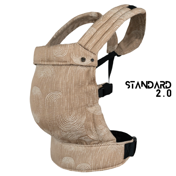 Qusy standard 2.0 sand stories nude - nosidło klamrowe regulowane
