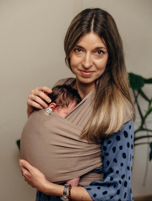 LennyLamb mocha - chusta elastyczna