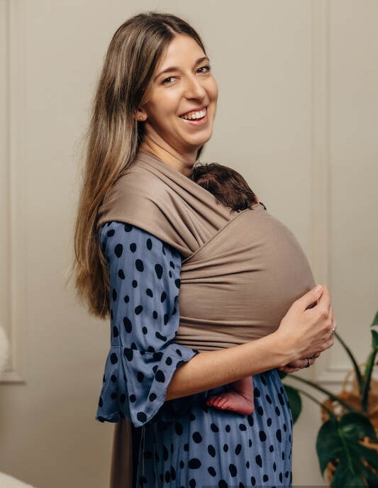 LennyLamb mocha - chusta elastyczna