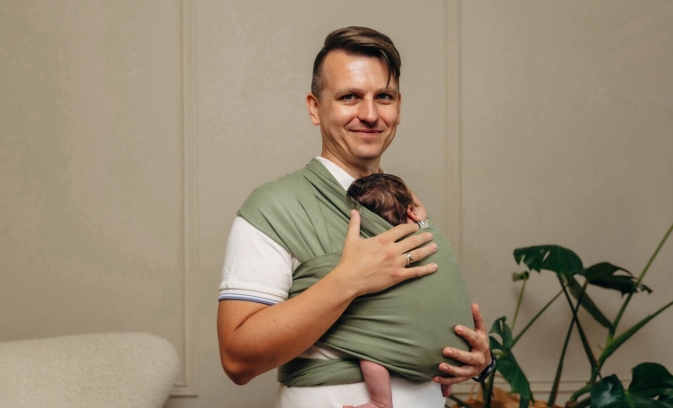 LennyLamb sage - chusta elastyczna