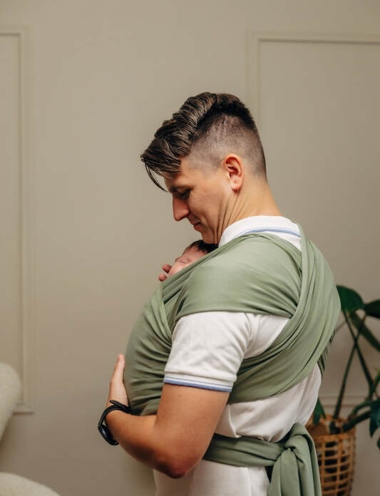 LennyLamb sage - chusta elastyczna