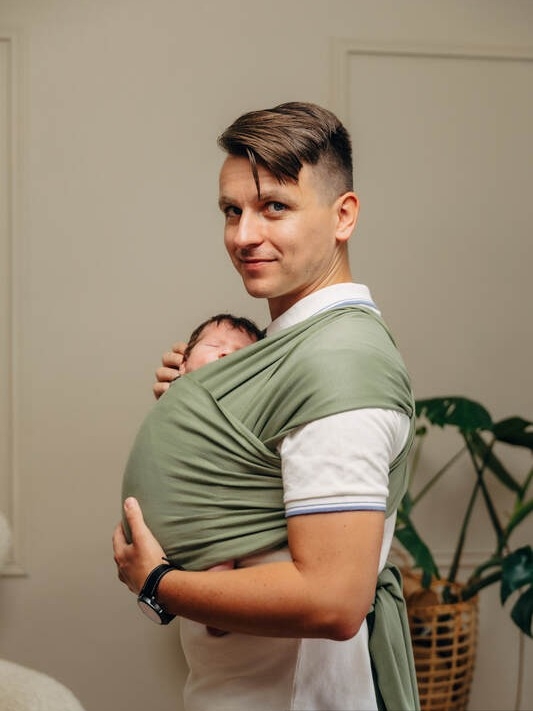 LennyLamb sage - chusta elastyczna