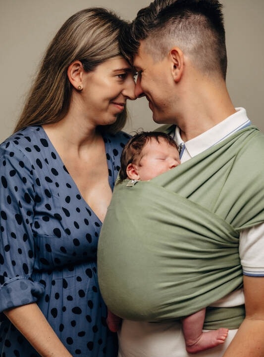 LennyLamb sage - chusta elastyczna