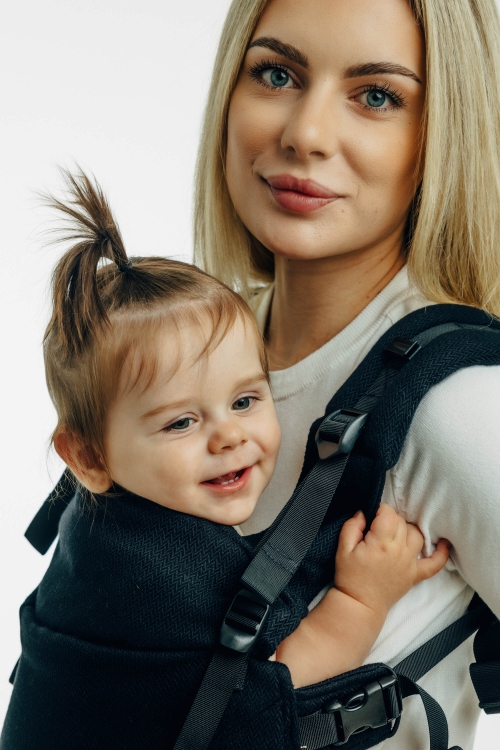 LennyLamb lennyupgrade PRO mała jodełka HEBAN - nosidło klamrowe regulowane