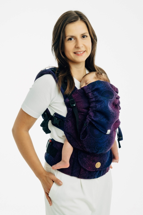 LennyLamb lennyupgrade PRO dzikie wino bouquet - nosidło klamrowe regulowane
