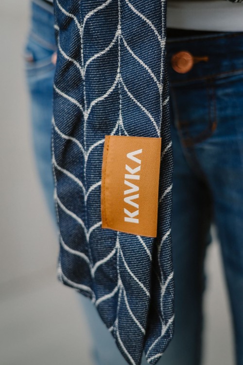 Kavka handy PRO ink braid cotton/bamboo - nosidło hybrydowe regulowane