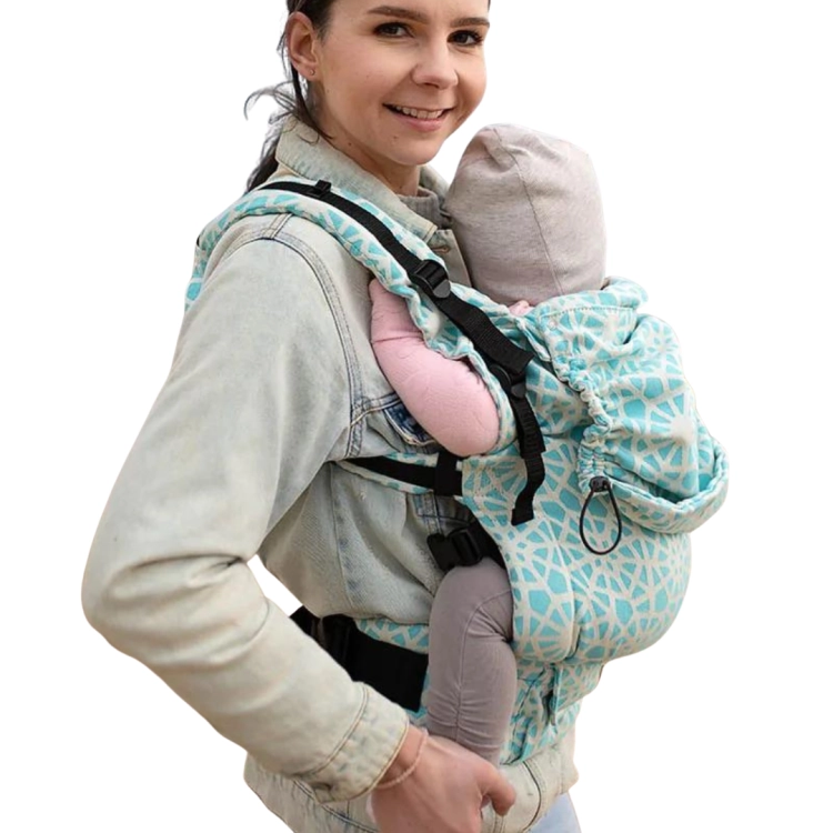 Luna Dream grow up wrap blue cobweb summer- nosidło klamrowe regulowane