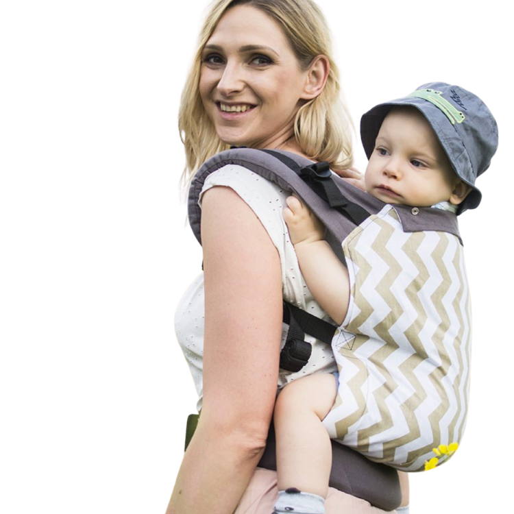 Luna Dream standard zig zag gold - nosidło klamrowe