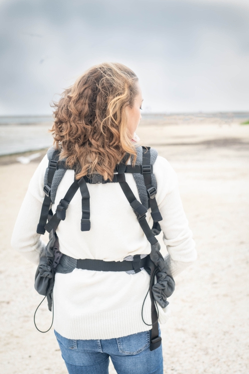 LennyLamb osłonka czarna - otulacz do chusty i nosidła