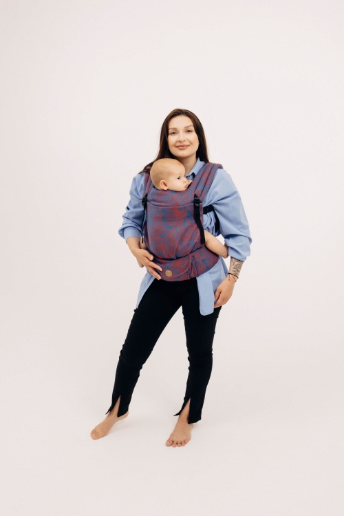 LennyLamb lennylight roszpunka swirl - nosidło klamrowe regulowane