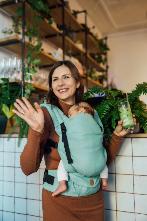 LennyLamb lennylight matcha - nosidło klamrowe regulowane