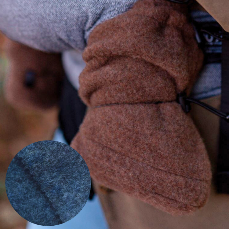 Mabibi buciki niechodki 100% merino - denim