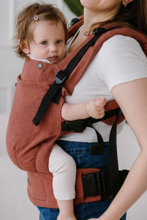 Kavka multi-age PRO fox linen - nosidło klamrowe regulowane
