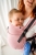 Kavka multi-age PRO tea rose linen - nosidło klamrowe regulowane