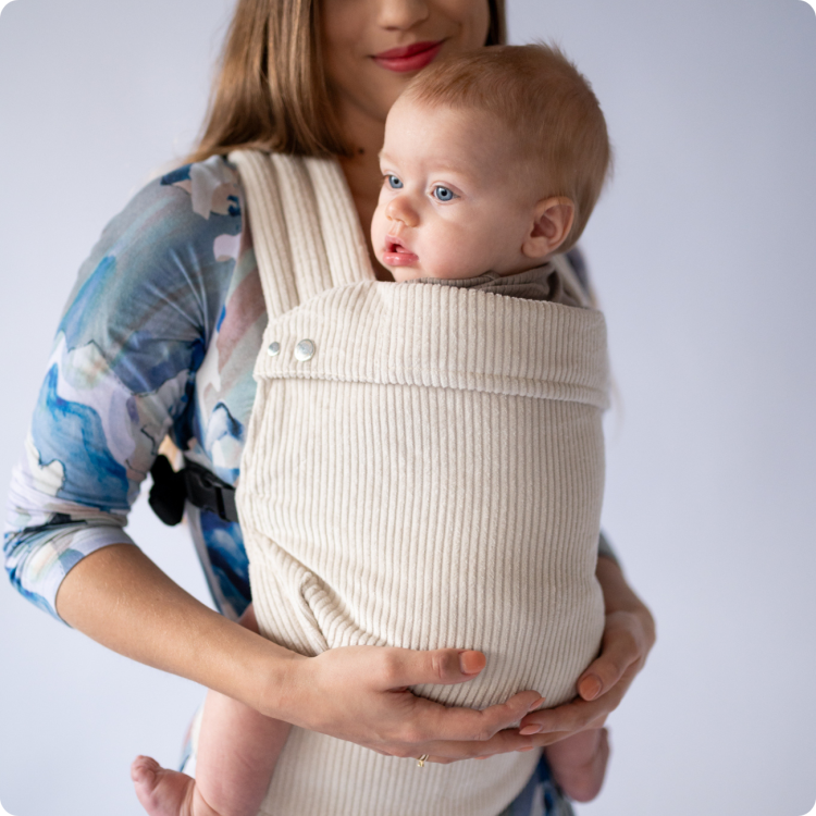 Qusy standard 2.0 velvet marschmallow - nosidło klamrowe regulowane