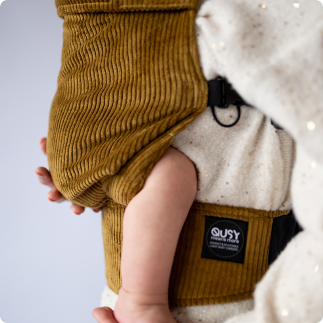 Qusy standard 2.0 velvet umbra - nosidło klamrowe regulowane