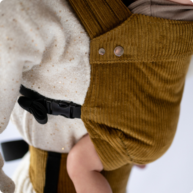 Qusy standard 2.0 velvet umbra - nosidło klamrowe regulowane