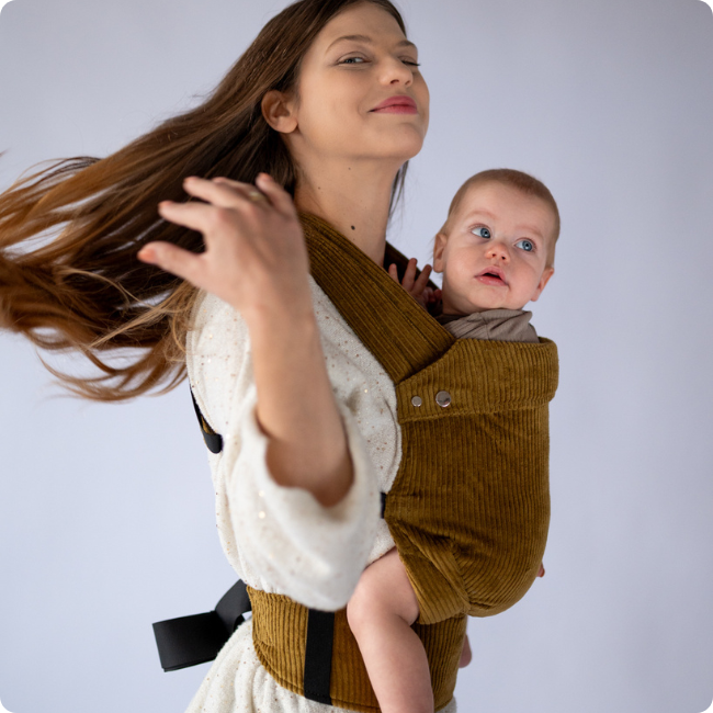 Qusy standard 2.0 velvet umbra - nosidło klamrowe regulowane