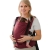 Kavka multi-age PRO beetroot linen - nosidło klamrowe regulowane